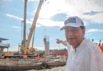 Eduardo Braga comemora decisão do STJ que libera continuidade das obras da Ponte do Abial, em Tefé